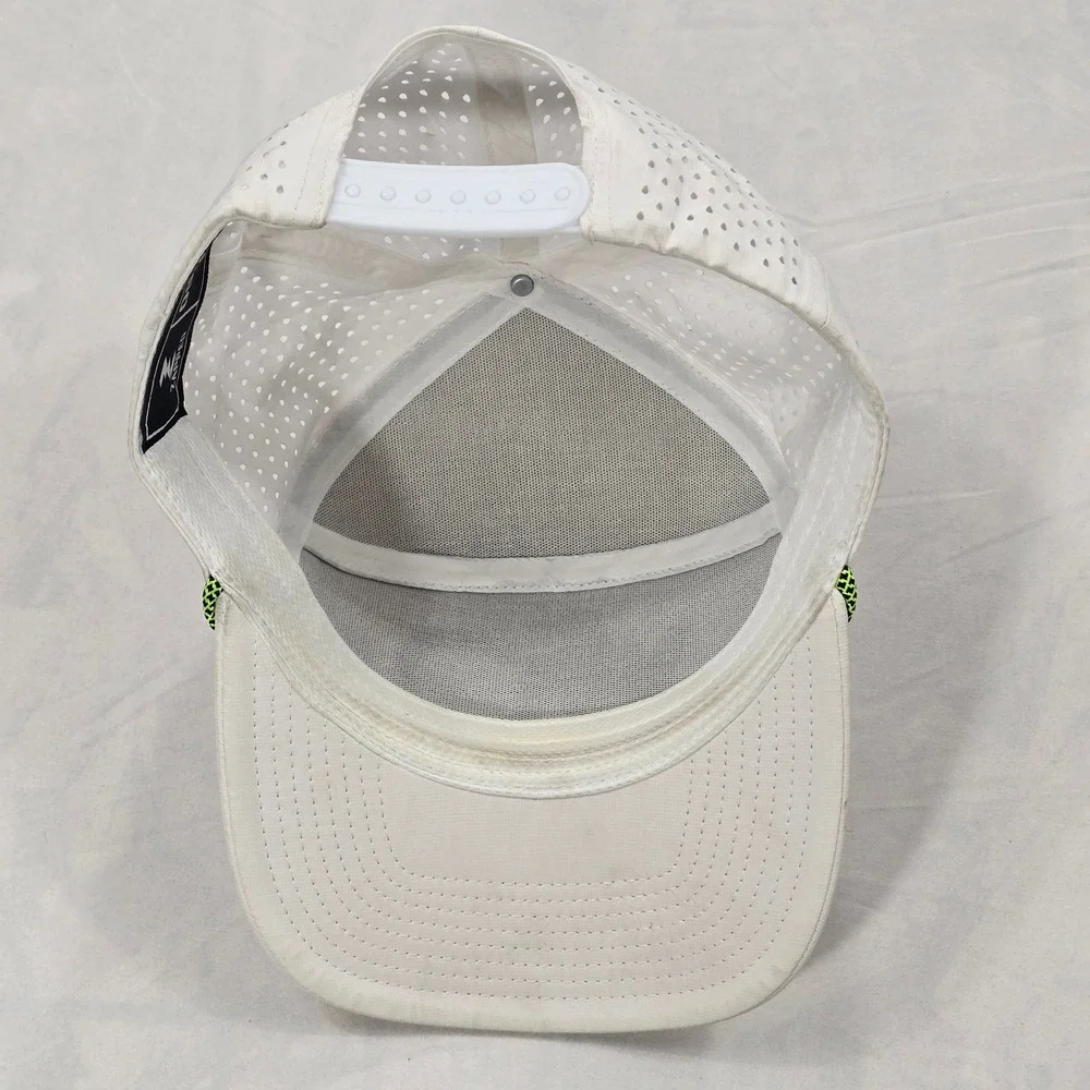 Osprey R+ Zapped White Golf Hat Men's Adjustable Perforated Rope‎ - Picture 5 of 6